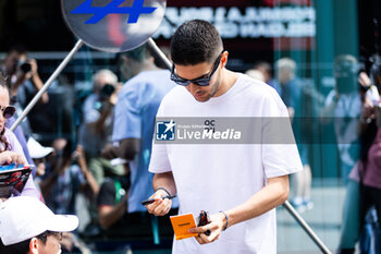 2024-07-25 - OCON Esteban (fra), Alpine F1 Team A524, portrait during the Formula 1 Rolex Belgian Grand Prix 2024, 14th round of the 2024 Formula One World Championship from July 26 to 28, 2024 on the Circuit de Spa-Francorchamps, in Stavelot, Belgium - F1 - BELGIAN GRAND PRIX 2024 - FORMULA 1 - MOTORS