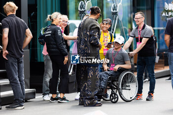 2024-07-25 - HAMILTON Lewis (gbr), Mercedes AMG F1 Team W15, portrait during the Formula 1 Rolex Belgian Grand Prix 2024, 14th round of the 2024 Formula One World Championship from July 26 to 28, 2024 on the Circuit de Spa-Francorchamps, in Stavelot, Belgium - F1 - BELGIAN GRAND PRIX 2024 - FORMULA 1 - MOTORS