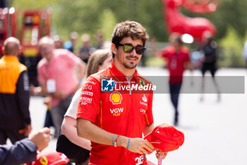 2024-07-25 - LECLERC Charles (mco), Scuderia Ferrari SF-24, portrait during the Formula 1 Rolex Belgian Grand Prix 2024, 14th round of the 2024 Formula One World Championship from July 26 to 28, 2024 on the Circuit de Spa-Francorchamps, in Stavelot, Belgium - F1 - BELGIAN GRAND PRIX 2024 - FORMULA 1 - MOTORS