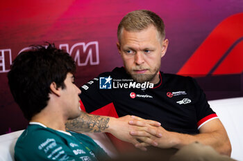 2024-07-25 - MAGNUSSEN Kevin (den), Haas F1 Team VF-24 Ferrari, portrait press conference during the Formula 1 Rolex Belgian Grand Prix 2024, 14th round of the 2024 Formula One World Championship from July 26 to 28, 2024 on the Circuit de Spa-Francorchamps, in Stavelot, Belgium - F1 - BELGIAN GRAND PRIX 2024 - FORMULA 1 - MOTORS