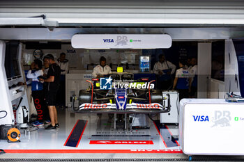 2024-07-25 - Visa Cash App RB F1 Team illustration during the Formula 1 Rolex Belgian Grand Prix 2024, 14th round of the 2024 Formula One World Championship from July 26 to 28, 2024 on the Circuit de Spa-Francorchamps, in Stavelot, Belgium - F1 - BELGIAN GRAND PRIX 2024 - FORMULA 1 - MOTORS