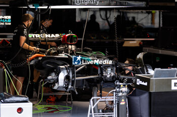 2024-07-25 - Mercedes AMG F1 Team illustration during the Formula 1 Rolex Belgian Grand Prix 2024, 14th round of the 2024 Formula One World Championship from July 26 to 28, 2024 on the Circuit de Spa-Francorchamps, in Stavelot, Belgium - F1 - BELGIAN GRAND PRIX 2024 - FORMULA 1 - MOTORS