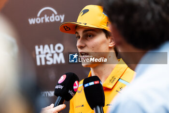 2024-07-25 - PIASTRI Oscar (aus), McLaren F1 Team MCL38, portrait during the Formula 1 Rolex Belgian Grand Prix 2024, 14th round of the 2024 Formula One World Championship from July 26 to 28, 2024 on the Circuit de Spa-Francorchamps, in Stavelot, Belgium - F1 - BELGIAN GRAND PRIX 2024 - FORMULA 1 - MOTORS