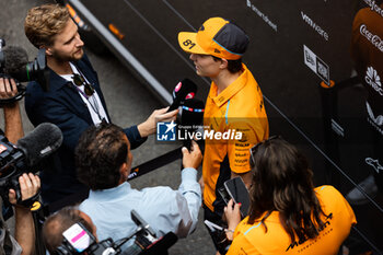 2024-07-25 - PIASTRI Oscar (aus), McLaren F1 Team MCL38, portrait during the Formula 1 Rolex Belgian Grand Prix 2024, 14th round of the 2024 Formula One World Championship from July 26 to 28, 2024 on the Circuit de Spa-Francorchamps, in Stavelot, Belgium - F1 - BELGIAN GRAND PRIX 2024 - FORMULA 1 - MOTORS