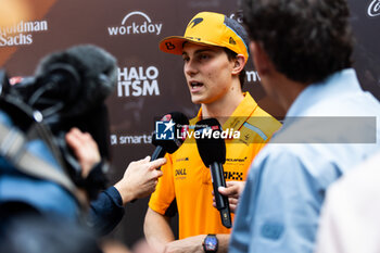 2024-07-25 - PIASTRI Oscar (aus), McLaren F1 Team MCL38, portrait during the Formula 1 Rolex Belgian Grand Prix 2024, 14th round of the 2024 Formula One World Championship from July 26 to 28, 2024 on the Circuit de Spa-Francorchamps, in Stavelot, Belgium - F1 - BELGIAN GRAND PRIX 2024 - FORMULA 1 - MOTORS