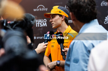 2024-07-25 - PIASTRI Oscar (aus), McLaren F1 Team MCL38, portrait during the Formula 1 Rolex Belgian Grand Prix 2024, 14th round of the 2024 Formula One World Championship from July 26 to 28, 2024 on the Circuit de Spa-Francorchamps, in Stavelot, Belgium - F1 - BELGIAN GRAND PRIX 2024 - FORMULA 1 - MOTORS