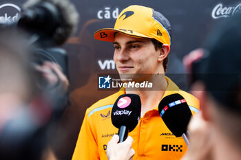 2024-07-25 - PIASTRI Oscar (aus), McLaren F1 Team MCL38, portrait during the Formula 1 Rolex Belgian Grand Prix 2024, 14th round of the 2024 Formula One World Championship from July 26 to 28, 2024 on the Circuit de Spa-Francorchamps, in Stavelot, Belgium - F1 - BELGIAN GRAND PRIX 2024 - FORMULA 1 - MOTORS