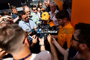 2024-07-25 - NORRIS Lando (gbr), McLaren F1 Team MCL38, portrait during the Formula 1 Rolex Belgian Grand Prix 2024, 14th round of the 2024 Formula One World Championship from July 26 to 28, 2024 on the Circuit de Spa-Francorchamps, in Stavelot, Belgium - F1 - BELGIAN GRAND PRIX 2024 - FORMULA 1 - MOTORS