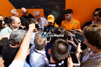 2024-07-25 - NORRIS Lando (gbr), McLaren F1 Team MCL38, portrait during the Formula 1 Rolex Belgian Grand Prix 2024, 14th round of the 2024 Formula One World Championship from July 26 to 28, 2024 on the Circuit de Spa-Francorchamps, in Stavelot, Belgium - F1 - BELGIAN GRAND PRIX 2024 - FORMULA 1 - MOTORS