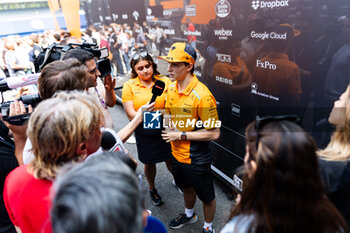 2024-07-25 - PIASTRI Oscar (aus), McLaren F1 Team MCL38, portrait during the Formula 1 Rolex Belgian Grand Prix 2024, 14th round of the 2024 Formula One World Championship from July 26 to 28, 2024 on the Circuit de Spa-Francorchamps, in Stavelot, Belgium - F1 - BELGIAN GRAND PRIX 2024 - FORMULA 1 - MOTORS