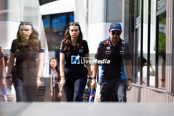 2024-07-25 - PEREZ Sergio (mex), Red Bull Racing RB20, portrait during the Formula 1 Rolex Belgian Grand Prix 2024, 14th round of the 2024 Formula One World Championship from July 26 to 28, 2024 on the Circuit de Spa-Francorchamps, in Stavelot, Belgium - F1 - BELGIAN GRAND PRIX 2024 - FORMULA 1 - MOTORS