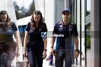 2024-07-25 - PEREZ Sergio (mex), Red Bull Racing RB20, portrait during the Formula 1 Rolex Belgian Grand Prix 2024, 14th round of the 2024 Formula One World Championship from July 26 to 28, 2024 on the Circuit de Spa-Francorchamps, in Stavelot, Belgium - F1 - BELGIAN GRAND PRIX 2024 - FORMULA 1 - MOTORS