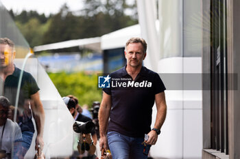 2024-07-25 - HORNER Christian (gbr), Team Principal of Red Bull Racing, portrait during the Formula 1 Rolex Belgian Grand Prix 2024, 14th round of the 2024 Formula One World Championship from July 26 to 28, 2024 on the Circuit de Spa-Francorchamps, in Stavelot, Belgium - F1 - BELGIAN GRAND PRIX 2024 - FORMULA 1 - MOTORS