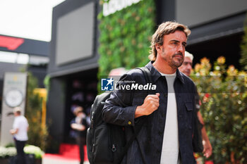 2024-07-25 - ALONSO Fernando (spa), Aston Martin F1 Team AMR24, portrait during the Formula 1 Rolex Belgian Grand Prix 2024, 14th round of the 2024 Formula One World Championship from July 26 to 28, 2024 on the Circuit de Spa-Francorchamps, in Stavelot, Belgium - F1 - BELGIAN GRAND PRIX 2024 - FORMULA 1 - MOTORS