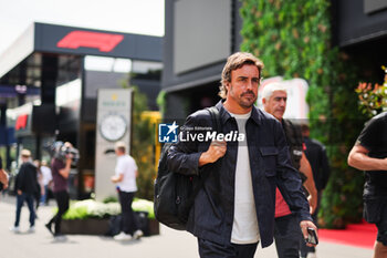 2024-07-25 - ALONSO Fernando (spa), Aston Martin F1 Team AMR24, portrait during the Formula 1 Rolex Belgian Grand Prix 2024, 14th round of the 2024 Formula One World Championship from July 26 to 28, 2024 on the Circuit de Spa-Francorchamps, in Stavelot, Belgium - F1 - BELGIAN GRAND PRIX 2024 - FORMULA 1 - MOTORS