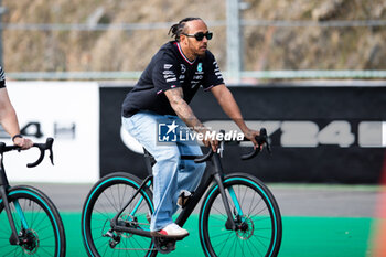 2024-07-25 - HAMILTON Lewis (gbr), Mercedes AMG F1 Team W15, portrait during the Formula 1 Rolex Belgian Grand Prix 2024, 14th round of the 2024 Formula One World Championship from July 26 to 28, 2024 on the Circuit de Spa-Francorchamps, in Stavelot, Belgium - F1 - BELGIAN GRAND PRIX 2024 - FORMULA 1 - MOTORS