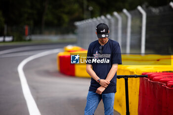 2024-07-25 - OCON Esteban (fra), Alpine F1 Team A524, portrait during the Formula 1 Rolex Belgian Grand Prix 2024, 14th round of the 2024 Formula One World Championship from July 26 to 28, 2024 on the Circuit de Spa-Francorchamps, in Stavelot, Belgium - F1 - BELGIAN GRAND PRIX 2024 - FORMULA 1 - MOTORS