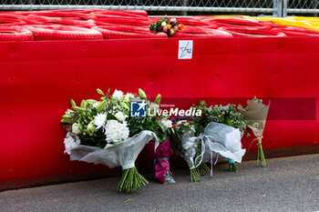 2024-07-25 - Anthoine Hubert memorial during the Formula 1 Rolex Belgian Grand Prix 2024, 14th round of the 2024 Formula One World Championship from July 26 to 28, 2024 on the Circuit de Spa-Francorchamps, in Stavelot, Belgium - F1 - BELGIAN GRAND PRIX 2024 - FORMULA 1 - MOTORS