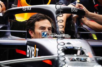 2024-07-25 - PEREZ Sergio (mex), Red Bull Racing RB20, portrait during the Formula 1 Rolex Belgian Grand Prix 2024, 14th round of the 2024 Formula One World Championship from July 26 to 28, 2024 on the Circuit de Spa-Francorchamps, in Stavelot, Belgium - F1 - BELGIAN GRAND PRIX 2024 - FORMULA 1 - MOTORS