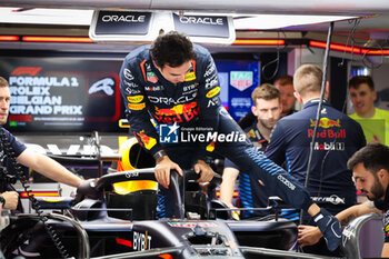 2024-07-25 - PEREZ Sergio (mex), Red Bull Racing RB20, portrait during the Formula 1 Rolex Belgian Grand Prix 2024, 14th round of the 2024 Formula One World Championship from July 26 to 28, 2024 on the Circuit de Spa-Francorchamps, in Stavelot, Belgium - F1 - BELGIAN GRAND PRIX 2024 - FORMULA 1 - MOTORS