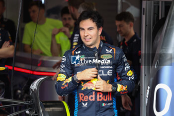 2024-07-25 - PEREZ Sergio (mex), Red Bull Racing RB20, portrait during the Formula 1 Rolex Belgian Grand Prix 2024, 14th round of the 2024 Formula One World Championship from July 26 to 28, 2024 on the Circuit de Spa-Francorchamps, in Stavelot, Belgium - F1 - BELGIAN GRAND PRIX 2024 - FORMULA 1 - MOTORS