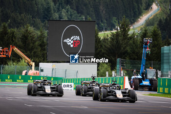 2024-07-25 - APX GP Team crew filming in the paddock for the Apex F1 movie by Apple Studios / Bruckheimer Films during the Formula 1 Rolex Belgian Grand Prix 2024, 14th round of the 2024 Formula One World Championship from July 26 to 28, 2024 on the Circuit de Spa-Francorchamps, in Stavelot, Belgium - F1 - BELGIAN GRAND PRIX 2024 - FORMULA 1 - MOTORS