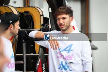 2024-07-25 - GASLY Pierre (fra), Alpine F1 Team A524, portrait during the Formula 1 Rolex Belgian Grand Prix 2024, 14th round of the 2024 Formula One World Championship from July 26 to 28, 2024 on the Circuit de Spa-Francorchamps, in Stavelot, Belgium - F1 - BELGIAN GRAND PRIX 2024 - FORMULA 1 - MOTORS