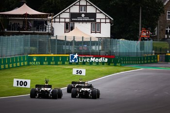 2024-07-25 - APX GP Team crew filming in the paddock for the Apex F1 movie by Apple Studios / Bruckheimer Films during the Formula 1 Rolex Belgian Grand Prix 2024, 14th round of the 2024 Formula One World Championship from July 26 to 28, 2024 on the Circuit de Spa-Francorchamps, in Stavelot, Belgium - F1 - BELGIAN GRAND PRIX 2024 - FORMULA 1 - MOTORS