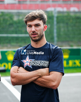 2024-07-25 - GASLY Pierre (fra), Alpine F1 Team A524, portrait during the Formula 1 Rolex Belgian Grand Prix 2024, 14th round of the 2024 Formula One World Championship from July 26 to 28, 2024 on the Circuit de Spa-Francorchamps, in Stavelot, Belgium - F1 - BELGIAN GRAND PRIX 2024 - FORMULA 1 - MOTORS