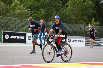 2024-07-25 - RICCIARDO Daniel (aus), Visa Cash App RB F1 Team VCARB 01, portrait during the Formula 1 Rolex Belgian Grand Prix 2024, 14th round of the 2024 Formula One World Championship from July 26 to 28, 2024 on the Circuit de Spa-Francorchamps, in Stavelot, Belgium - F1 - BELGIAN GRAND PRIX 2024 - FORMULA 1 - MOTORS