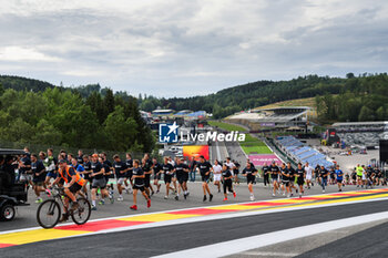 2024-07-25 - Run for Anthoine Hubert organised by Pierre Gasly during the Formula 1 Rolex Belgian Grand Prix 2024, 14th round of the 2024 Formula One World Championship from July 26 to 28, 2024 on the Circuit de Spa-Francorchamps, in Stavelot, Belgium - F1 - BELGIAN GRAND PRIX 2024 - FORMULA 1 - MOTORS