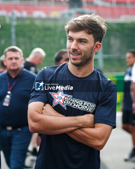 2024-07-25 - GASLY Pierre (fra), Alpine F1 Team A524, portrait during the Formula 1 Rolex Belgian Grand Prix 2024, 14th round of the 2024 Formula One World Championship from July 26 to 28, 2024 on the Circuit de Spa-Francorchamps, in Stavelot, Belgium - F1 - BELGIAN GRAND PRIX 2024 - FORMULA 1 - MOTORS