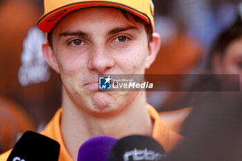 2024-07-25 - PIASTRI Oscar (aus), McLaren F1 Team MCL38, portrait during the Formula 1 Rolex Belgian Grand Prix 2024, 14th round of the 2024 Formula One World Championship from July 26 to 28, 2024 on the Circuit de Spa-Francorchamps, in Stavelot, Belgium - F1 - BELGIAN GRAND PRIX 2024 - FORMULA 1 - MOTORS