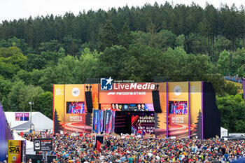 2024-07-27 - The fan zone and the raidillon during the Formula 1 Rolex Belgian Grand Prix 2024, 14th round of the 2024 Formula One World Championship from July 26 to 28, 2024 on the Circuit de Spa-Francorchamps, in Stavelot, Belgium - F1 - BELGIAN GRAND PRIX 2024 - FORMULA 1 - MOTORS