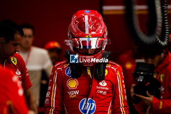 2024-07-27 - LECLERC Charles (mco), Scuderia Ferrari SF-24, portrait during the Formula 1 Rolex Belgian Grand Prix 2024, 14th round of the 2024 Formula One World Championship from July 26 to 28, 2024 on the Circuit de Spa-Francorchamps, in Stavelot, Belgium - F1 - BELGIAN GRAND PRIX 2024 - FORMULA 1 - MOTORS