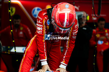 2024-07-27 - LECLERC Charles (mco), Scuderia Ferrari SF-24, portrait during the Formula 1 Rolex Belgian Grand Prix 2024, 14th round of the 2024 Formula One World Championship from July 26 to 28, 2024 on the Circuit de Spa-Francorchamps, in Stavelot, Belgium - F1 - BELGIAN GRAND PRIX 2024 - FORMULA 1 - MOTORS