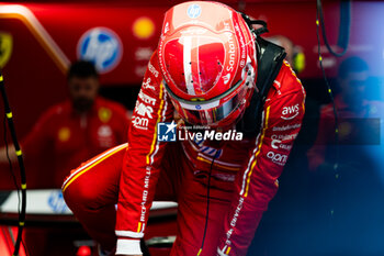 2024-07-27 - LECLERC Charles (mco), Scuderia Ferrari SF-24, portrait during the Formula 1 Rolex Belgian Grand Prix 2024, 14th round of the 2024 Formula One World Championship from July 26 to 28, 2024 on the Circuit de Spa-Francorchamps, in Stavelot, Belgium - F1 - BELGIAN GRAND PRIX 2024 - FORMULA 1 - MOTORS