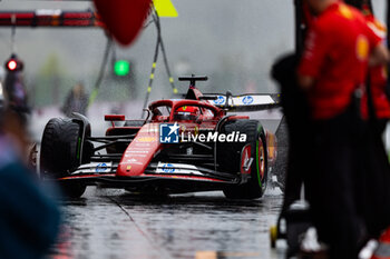 2024-07-27 - 16 LECLERC Charles (mco), Scuderia Ferrari SF-24, action during the Formula 1 Rolex Belgian Grand Prix 2024, 14th round of the 2024 Formula One World Championship from July 26 to 28, 2024 on the Circuit de Spa-Francorchamps, in Stavelot, Belgium - F1 - BELGIAN GRAND PRIX 2024 - FORMULA 1 - MOTORS