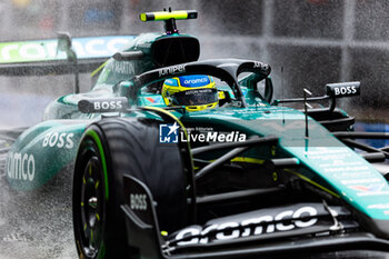 2024-07-27 - 14 ALONSO Fernando (spa), Aston Martin F1 Team AMR24, action during the Formula 1 Rolex Belgian Grand Prix 2024, 14th round of the 2024 Formula One World Championship from July 26 to 28, 2024 on the Circuit de Spa-Francorchamps, in Stavelot, Belgium - F1 - BELGIAN GRAND PRIX 2024 - FORMULA 1 - MOTORS