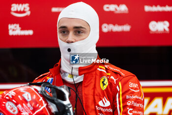 2024-07-27 - LECLERC Charles (mco), Scuderia Ferrari SF-24, portrait during the Formula 1 Rolex Belgian Grand Prix 2024, 14th round of the 2024 Formula One World Championship from July 26 to 28, 2024 on the Circuit de Spa-Francorchamps, in Stavelot, Belgium - F1 - BELGIAN GRAND PRIX 2024 - FORMULA 1 - MOTORS