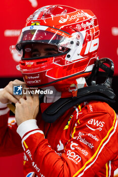 2024-07-27 - LECLERC Charles (mco), Scuderia Ferrari SF-24, portrait during the Formula 1 Rolex Belgian Grand Prix 2024, 14th round of the 2024 Formula One World Championship from July 26 to 28, 2024 on the Circuit de Spa-Francorchamps, in Stavelot, Belgium - F1 - BELGIAN GRAND PRIX 2024 - FORMULA 1 - MOTORS