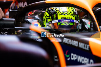 2024-07-27 - NORRIS Lando (gbr), McLaren F1 Team MCL38, portrait during the Formula 1 Rolex Belgian Grand Prix 2024, 14th round of the 2024 Formula One World Championship from July 26 to 28, 2024 on the Circuit de Spa-Francorchamps, in Stavelot, Belgium - F1 - BELGIAN GRAND PRIX 2024 - FORMULA 1 - MOTORS