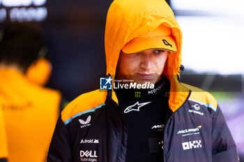 2024-07-27 - NORRIS Lando (gbr), McLaren F1 Team MCL38, portrait during the Formula 1 Rolex Belgian Grand Prix 2024, 14th round of the 2024 Formula One World Championship from July 26 to 28, 2024 on the Circuit de Spa-Francorchamps, in Stavelot, Belgium - F1 - BELGIAN GRAND PRIX 2024 - FORMULA 1 - MOTORS