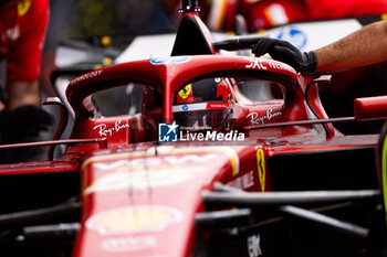 2024-07-27 - 55 SAINZ Carlos (spa), Scuderia Ferrari SF-24, action during the Formula 1 Rolex Belgian Grand Prix 2024, 14th round of the 2024 Formula One World Championship from July 26 to 28, 2024 on the Circuit de Spa-Francorchamps, in Stavelot, Belgium - F1 - BELGIAN GRAND PRIX 2024 - FORMULA 1 - MOTORS