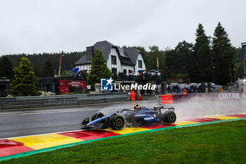 2024-07-27 - 02 SARGEANT Logan (usa), Williams Racing FW46, action during the Formula 1 Rolex Belgian Grand Prix 2024, 14th round of the 2024 Formula One World Championship from July 26 to 28, 2024 on the Circuit de Spa-Francorchamps, in Stavelot, Belgium - F1 - BELGIAN GRAND PRIX 2024 - FORMULA 1 - MOTORS