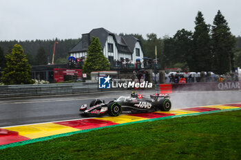 2024-07-27 - 27 HULKENBERG Nico (ger), Haas F1 Team VF-24 Ferrari, action during the Formula 1 Rolex Belgian Grand Prix 2024, 14th round of the 2024 Formula One World Championship from July 26 to 28, 2024 on the Circuit de Spa-Francorchamps, in Stavelot, Belgium - F1 - BELGIAN GRAND PRIX 2024 - FORMULA 1 - MOTORS