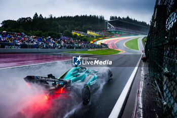 2024-07-27 - 18 STROLL Lance (can), Aston Martin F1 Team AMR24, action during the Formula 1 Rolex Belgian Grand Prix 2024, 14th round of the 2024 Formula One World Championship from July 26 to 28, 2024 on the Circuit de Spa-Francorchamps, in Stavelot, Belgium - F1 - BELGIAN GRAND PRIX 2024 - FORMULA 1 - MOTORS