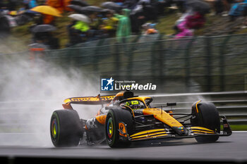 2024-07-27 - 04 NORRIS Lando (gbr), McLaren F1 Team MCL38, action during the Formula 1 Rolex Belgian Grand Prix 2024, 14th round of the 2024 Formula One World Championship from July 26 to 28, 2024 on the Circuit de Spa-Francorchamps, in Stavelot, Belgium - F1 - BELGIAN GRAND PRIX 2024 - FORMULA 1 - MOTORS