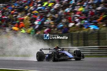 2024-07-27 - 02 SARGEANT Logan (usa), Williams Racing FW46, action during the Formula 1 Rolex Belgian Grand Prix 2024, 14th round of the 2024 Formula One World Championship from July 26 to 28, 2024 on the Circuit de Spa-Francorchamps, in Stavelot, Belgium - F1 - BELGIAN GRAND PRIX 2024 - FORMULA 1 - MOTORS