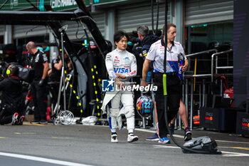 2024-07-27 - TSUNODA Yuki (jap), Visa Cash App RB F1 Team VCARB 01, portrait during the Formula 1 Rolex Belgian Grand Prix 2024, 14th round of the 2024 Formula One World Championship from July 26 to 28, 2024 on the Circuit de Spa-Francorchamps, in Stavelot, Belgium - F1 - BELGIAN GRAND PRIX 2024 - FORMULA 1 - MOTORS